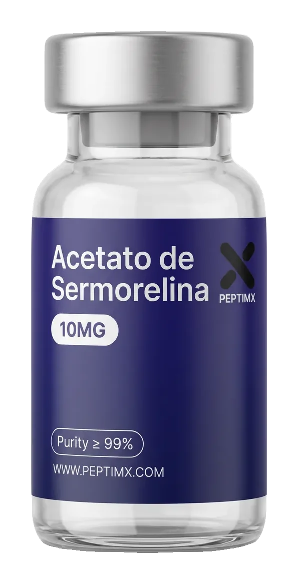 Vial Acetato de Sermorelina 10 mg Peptimx